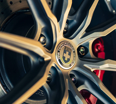 Фото дисков HRE S104SC на Porsche Cayman II