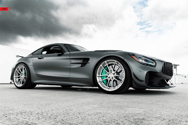 Фото дисков Anrky AN24 Полированный лак на Mercedes-Benz AMG GT I