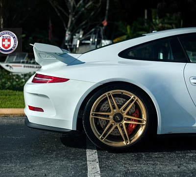 Фото дисков HRE P106 на Porsche 911 VII