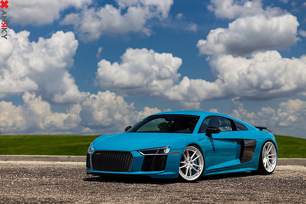Фото дисков Anrky AN34 Белый сатин на Audi R8 (4S)