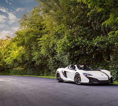Фото дисков HRE S101 на McLaren 650S