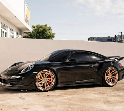 Фото дисков Strasse Wheels SB1 Deep Concave FS на Porsche 911 VII