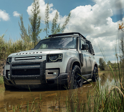 Фото дисков Vossen HF-5 на Land Rover Defender II