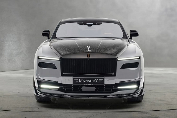 Фото дисков Mansory FD.15 Черный глянец на Rolls-Royce Spectre