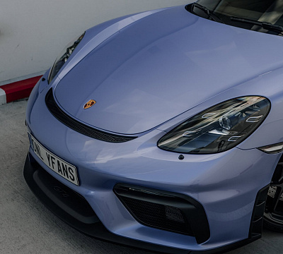 Фото дисков Brixton Forged PF7-RS на Porsche Cayman III