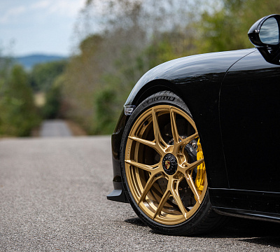 Фото дисков Vossen S21-01 на Porsche 911 VII