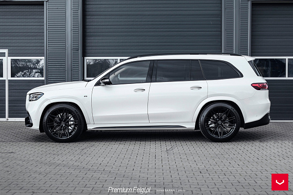 Фото дисков Vossen HF-7 Черный глянец на Mercedes-Benz GLS (X167)