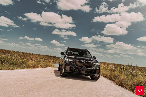 Фото дисков Vossen HF-8 Черный сатин на BMW X5/X5 M (G05/G18/F95)