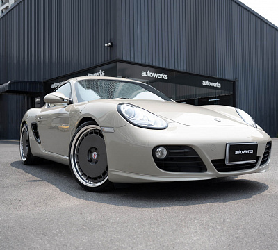 Фото дисков HRE 935 на Porsche Cayman I