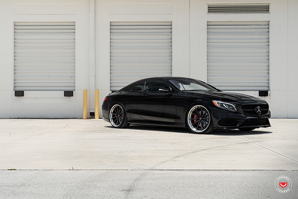 Фото дисков Vossen M-X2 (3-Piece) Черный матовый на Mercedes-Benz S-Class (W222, C217)