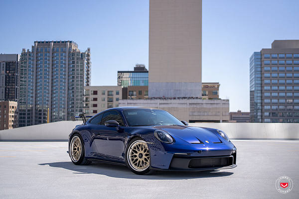 Фото дисков Vossen GEN-03 (3-piece) Сатиновая шампань на Porsche 911 VIII