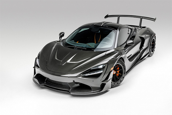 Фото дисков Brixton Forged R11-R Aerotech Черный сатин на McLaren 720S