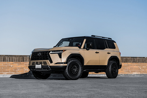 Фото дисков Brixton Forged BX05-M Черный сатин на Lexus GX III