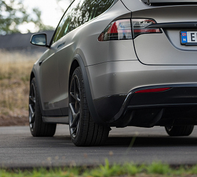Фото дисков Vossen CG-205T на Tesla Model X