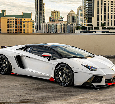 Фото дисков Strasse Wheels SM5R Deep Concave FS на Lamborghini Aventador