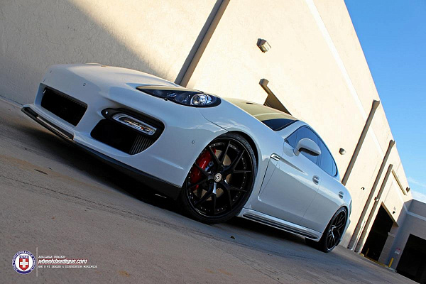 Фото дисков HRE S101 Черный сатин на Porsche Panamera I