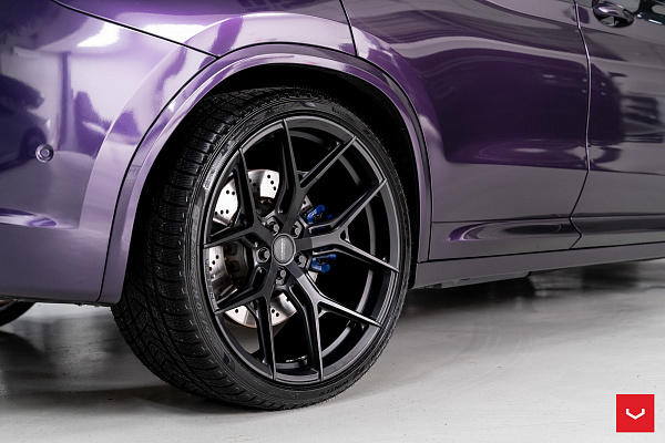 Фото дисков Vossen HF-5 Черный сатин на BMW X3/X3 M (G01/F97)