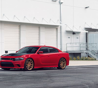 Фото дисков Vossen HF-3 на Dodge Charger VII