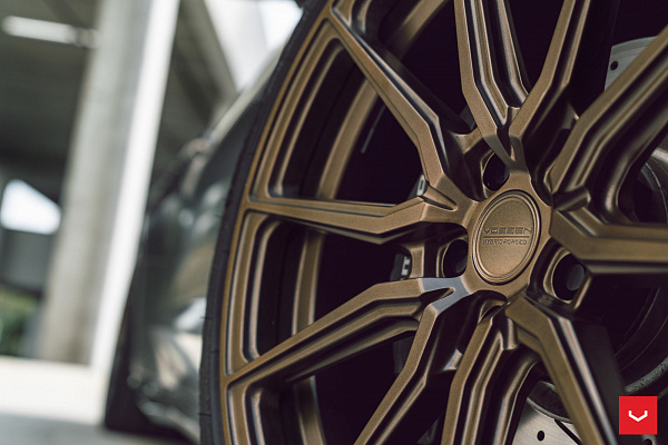Фото дисков Vossen HF-3 Сатиновая бронза на Chevrolet Camaro VI