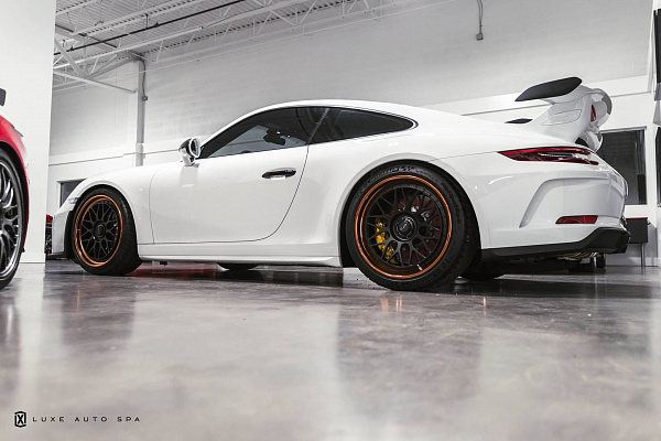 Фото дисков HRE 300 Черный сатин на Porsche 911 VII