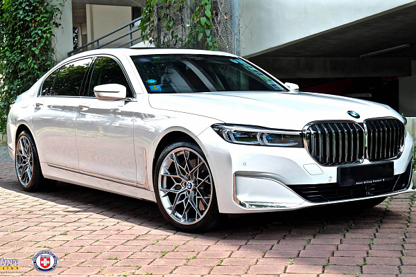 Фото дисков HRE FF10 Серебро на BMW 7 (G11/G12)