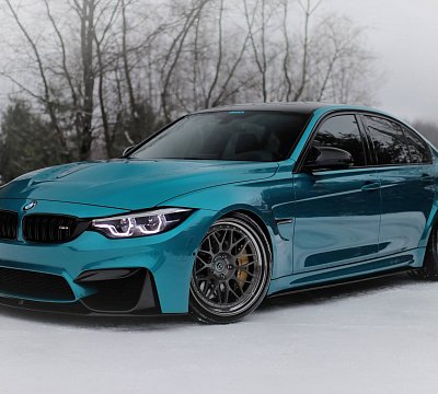 Фото дисков HRE 300 на BMW 3/M3 (F3x/F80)