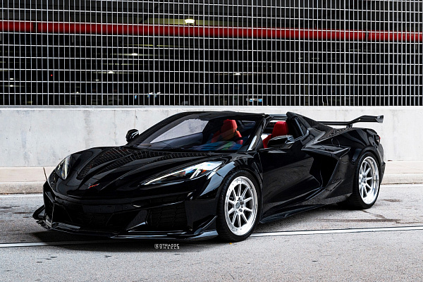 Фото дисков AL13 R10 Глянцевый лак на Chevrolet Corvette C8