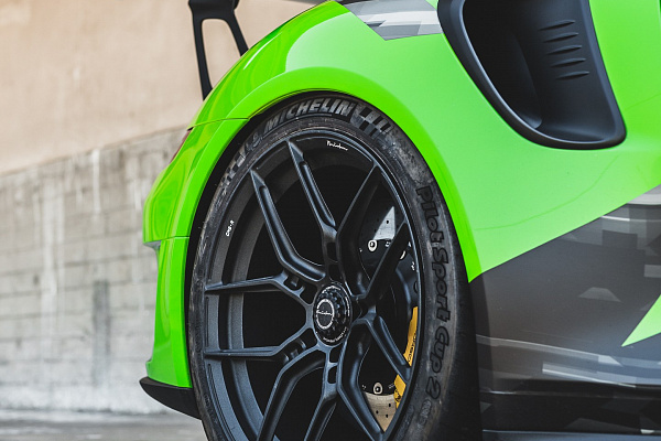 Фото дисков Brixton Forged CM5-R Черный матовый на Porsche 911 VII