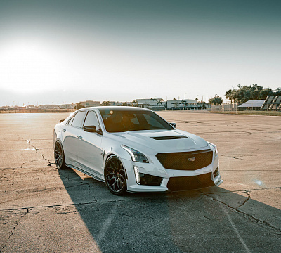 Фото дисков Vossen HF-2 на Cadillac CTS II