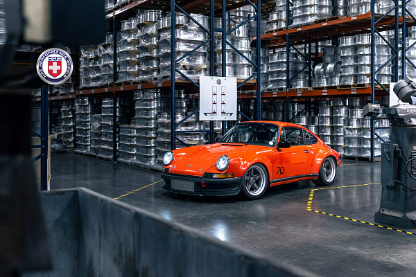 Фото дисков HRE 517K Сатиновый графит на Porsche 911 I