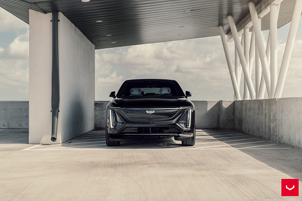 Фото дисков Vossen HF6-5 Черный сатин на Cadillac Lyriq