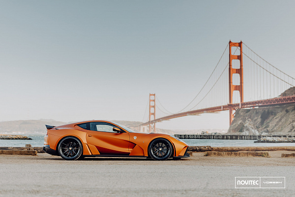 Фото дисков NOVITEC NF10 Черный сатин на Ferrari 812
