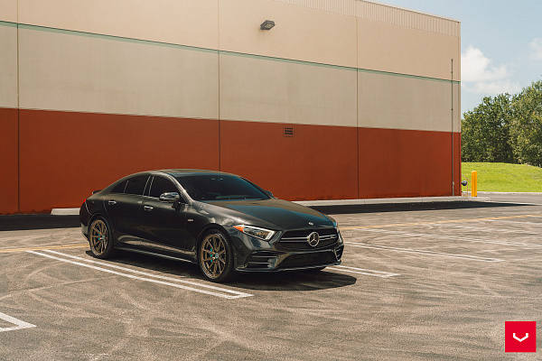 Фото дисков Vossen HF-3 Сатиновая бронза на Mercedes-Benz CLS (C257)