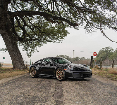 Фото дисков HRE P104 на Porsche 911 VIII