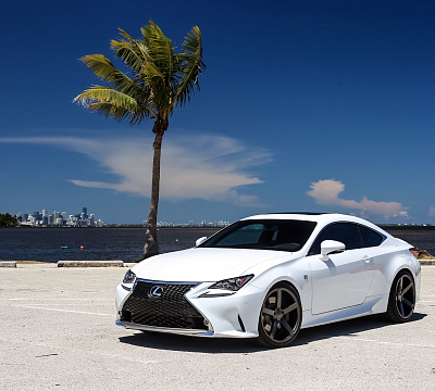 Фото дисков Vossen CV3 на Lexus RC