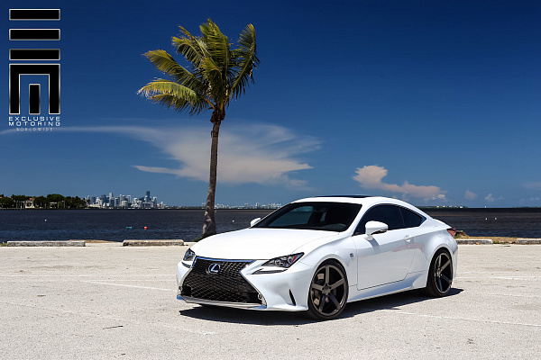 Фото дисков Vossen CV3 Глянцевый графит на Lexus RC