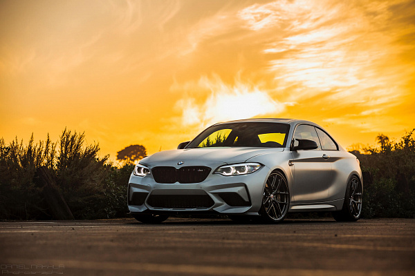 Фото дисков HRE P101SC Глянцевый темный лак на BMW 2/M2 (F22/F87)