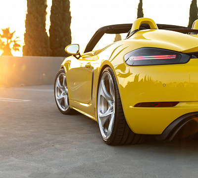 Фото дисков HRE 522M на Porsche Boxster IV