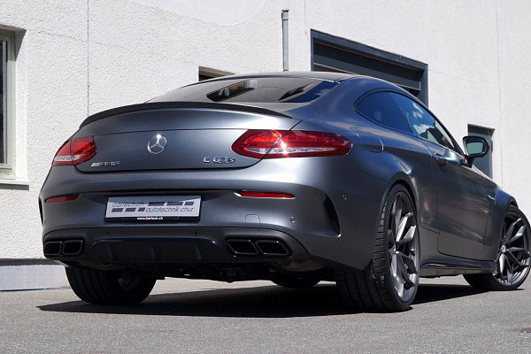 Фото дисков HRE P201 Сатиновый графит на Mercedes-Benz C-Class (W205)
