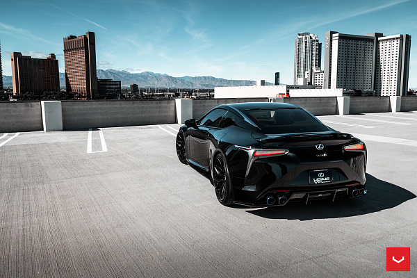 Фото дисков Vossen HF-2 Черный глянец на Lexus LC 500