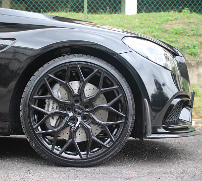 Фото дисков Vossen HF-2 на Mercedes-Benz C-Class (W205)