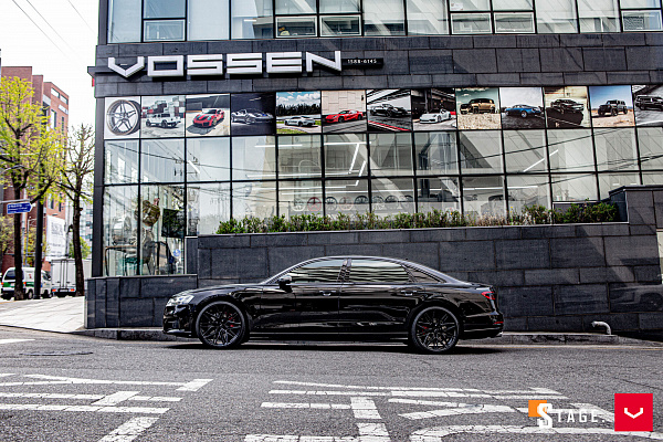 Фото дисков Vossen HF-7 Черный глянец на Audi A/S 8 (D5)