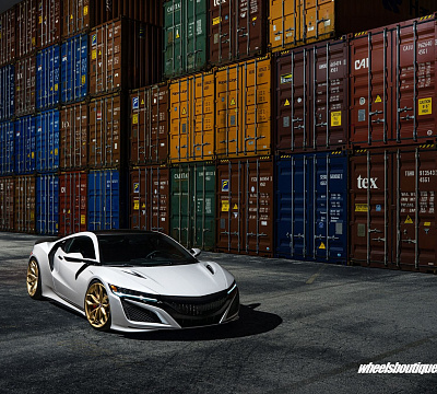 Фото дисков HRE P201 на Acura NSX II