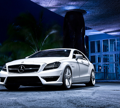 Фото дисков Vossen CV5 на Mercedes-Benz CLS (C218)
