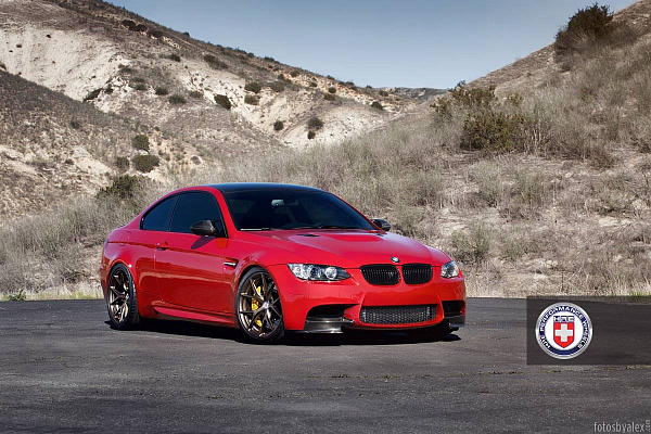 Фото дисков HRE P101 Сатиновая бронза на BMW 3/M3 (E90)