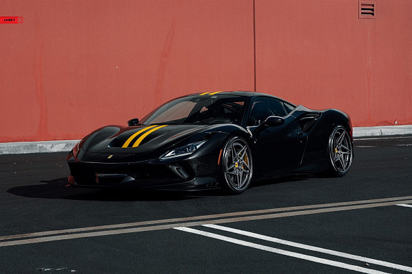 Фото дисков Anrky S3-X3 Сатиновый графит на Ferrari F8
