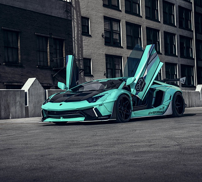 Фото дисков Savini SV79 на Lamborghini Aventador