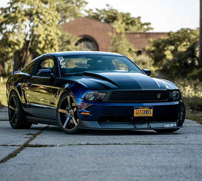 Фото дисков Vossen CV3 на Ford Mustang V