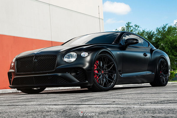 Фото дисков Anrky S1-X1 Черный глянец на Bentley Continental GT III