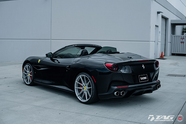 Фото дисков NOVITEC NF8 Серебро на Ferrari Portofino